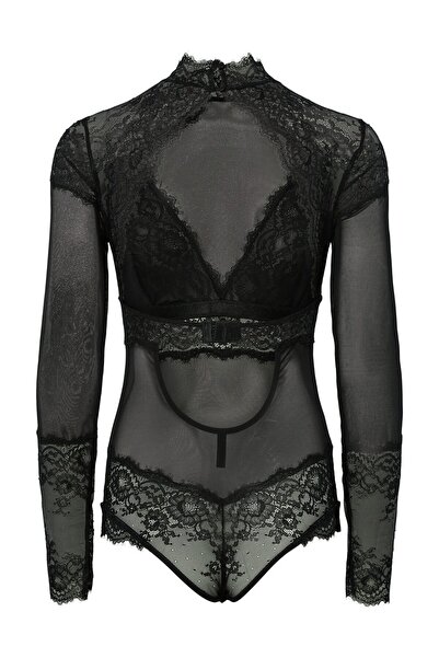 PIECES PCJORA Vánoční body s vysokým límcem a dlouhými rukávy