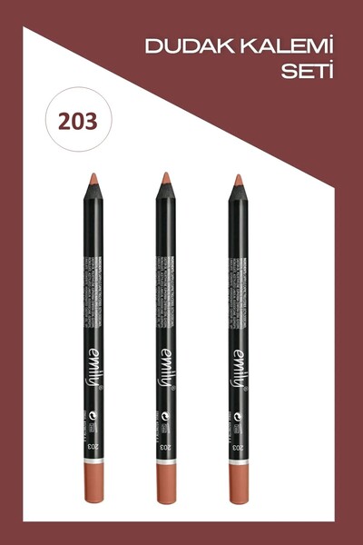 Golden Rose Emıly Dudak Kalemi No:203 - 3 Adet