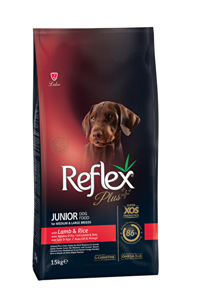 Reflex Plus Kuzu Etli ve Pirinçli Yavru Köpek Maması 15 kg