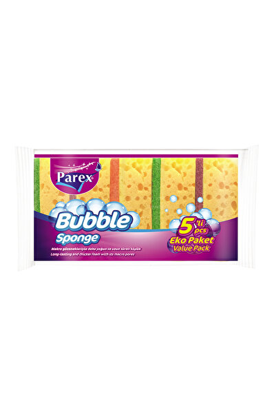Parex Bubble Sponge Flat 5 Pcs