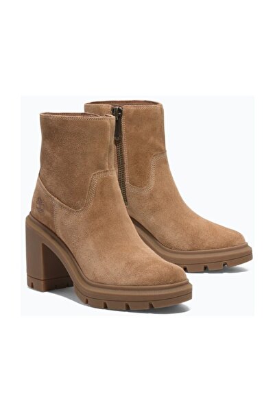 Timberland ALLINGTON HEIGHTS BOTY NA STŘEDNÍ VÝŠKU SE ZIPEM, ŠEDÁ SEMIŠOVÁ KŮŽE