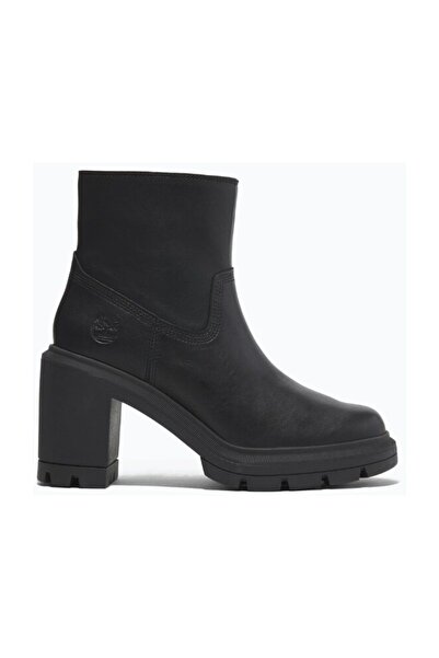 Timberland ALLINGTON HEIGHTS BOTY NA STŘEDNÍ VÝŠKU S ZIPEM ČERNÉ, CELOHLÍNKOVÁ KŮŽE