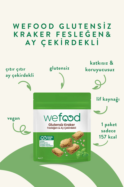 Wefood Fesleğenli Kraker 40 Gr 5'li