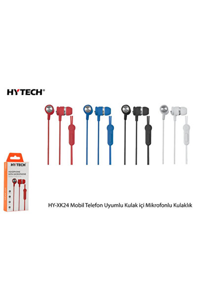 Hytech Hy-XK24 Kulakiçi Mikrofonlu Kulaklık Siyah.