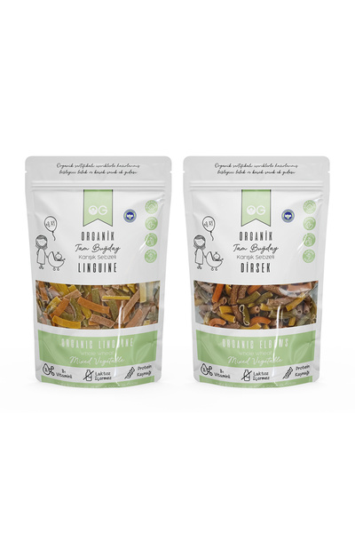 OG natural 2'li Organik Tam Buğday Makarna Seti +8 Ay