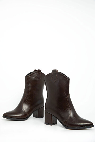 SOHO Γυναικείες μπότες και μποτάκια καφέ ματ 15615