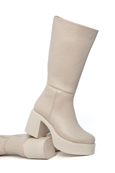 SOHO Μπεζ Γυναικείες Μπότες 19984