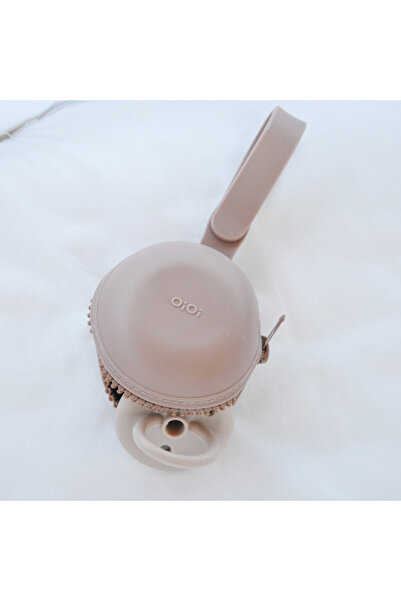 OiOi Pod Silikon Emzik Kutusu Bubble Beige
