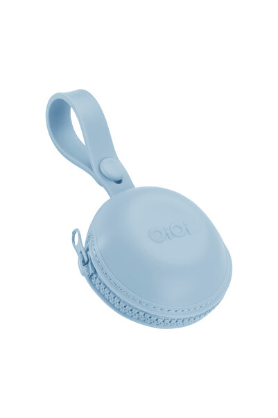 OiOi Pod Silikon Emzik Kutusu Mineral Blue Mavi 0 Ay+
