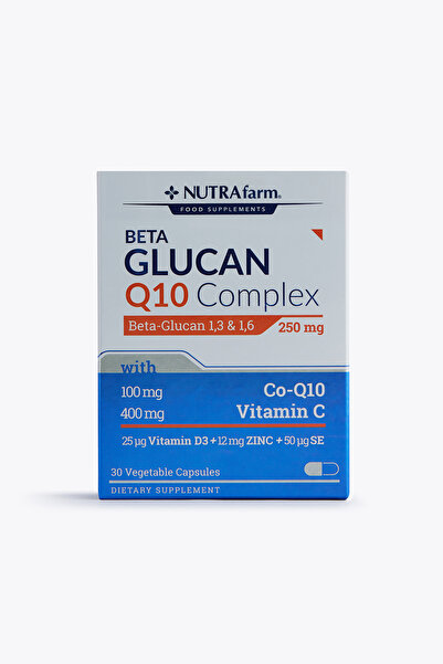 Nutrafarm Beta Glucan Q10 Complex | Bağışıklık Güçlendirici | Vitamin Takviye...