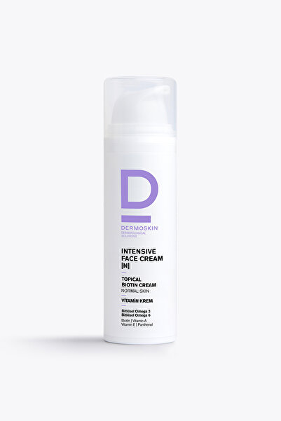 Dermoskin Intensive Face Topicalbiotin Cream(N) | Normal Ciltler İçin Nemlendirici Yoğun Bakım Kremi | 50 ml
