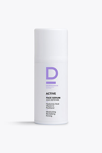 Dermoskin Active Serum | Hyaluronik Asit | C Vitamini Cilt Bakımı | Yüz Nemle...