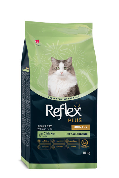 Reflex Plus Urinary Tavuklu Üriner Sistem Destekleyici Yetişkin Kedi Maması 15 Kg