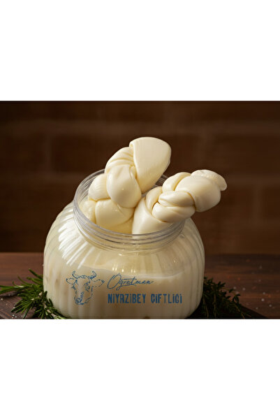 NiyaziBey Çiftliği Örgü Peyniri 1 Kg Bidon. Köy Sütü Muhteşem Lezzeti Direkt Çiftlikten Eritme Örgülü Peynir Aracısız