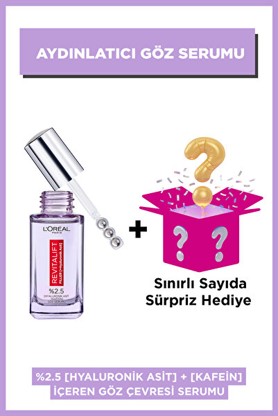 L'Oreal Paris L'Oréal Paris Revitalift Filler Göz Serumu 20ml + Sürpriz Kutu Hediye