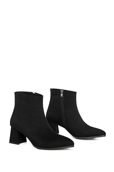 SOHO Siyah Süet Kadın Bot & Bootie 20982