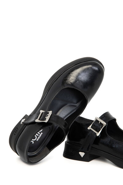 SOHO Siyah Mat Kadın Loafer Ayakkabı 21057