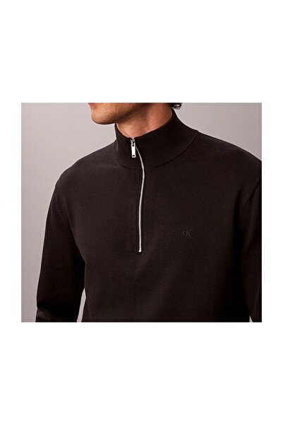 Calvin Klein Ls Supima Qz Sweater 12Gg