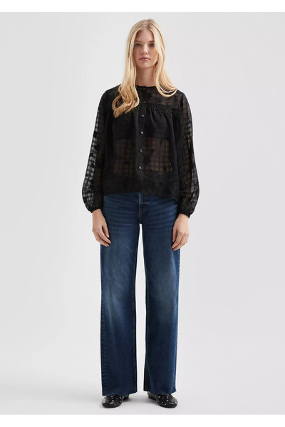 QS by s.Oliver Casual, Wide Leg, Mid-Rise, Super Stretch, Slim Fit