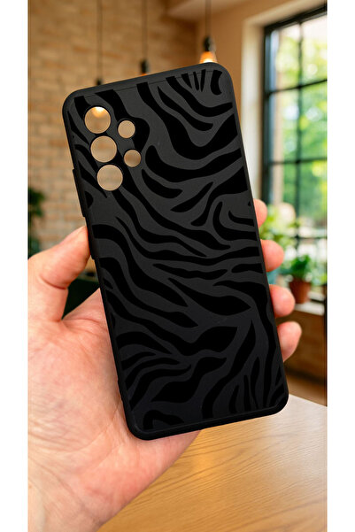 Vip Case Samsung Galaxy A32 -ZEBRA DESENLİ Silikon Darbe Emici Klasik Korumalı Rubber Kılıf277