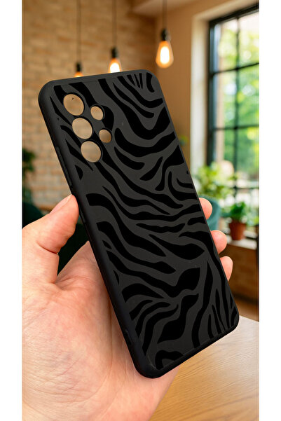 Vip Case Samsung Galaxy A32 -ZEBRA DESENLİ Silikon Darbe Emici Klasik Korumalı Rubber Kılıf277