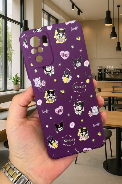 Vip Case Xiaomi Redmi Note 10/10S Uyumlu KURUMI DESENLİ Silikon Darbe Emici Klasik Korumalı Rubber Kılıf