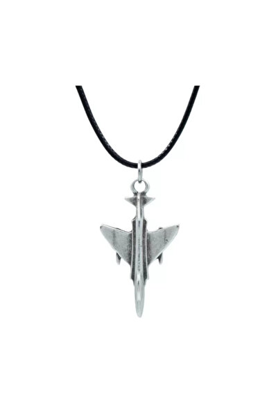 Havaci Market F-4 Phantom Fighter Jet Leather Unisex Necklace