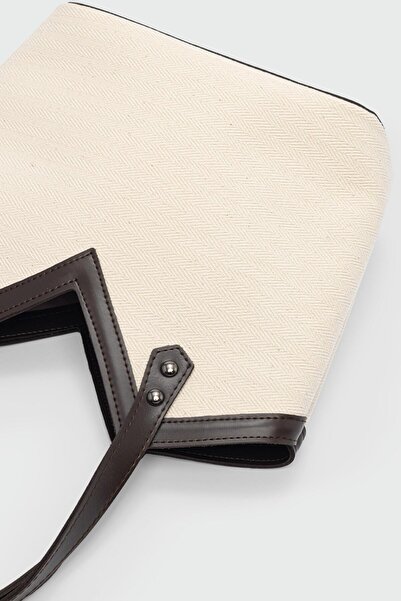 Shule Bags Woen Canvas Shoulder Bag Brown