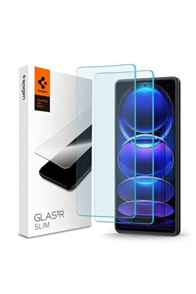 Spigen Glas.tR Λεπτή διαφανής προστατευτική θήκη οθόνης για Xiaomi Redmi Note...