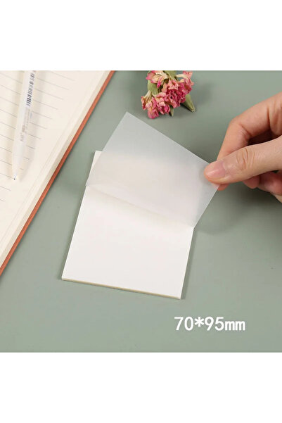 Choice1 100 sheet 95x70mm 100 Sheets Transparent Sticky Notes Scrapes Sticker...