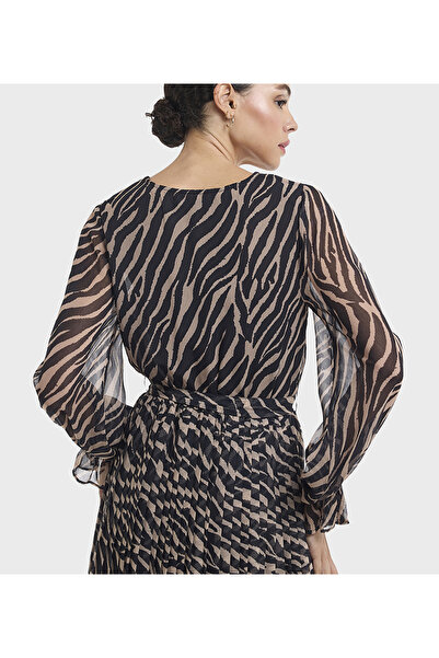 BCBG BLACK MULTICOLOR-WOMEN-WOVEN DRESS