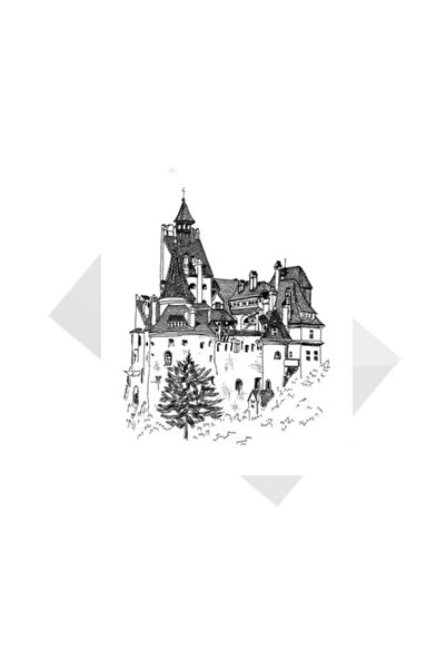 MargotshopArt Felicitare, Castelul Bran, 15 x 21 cm