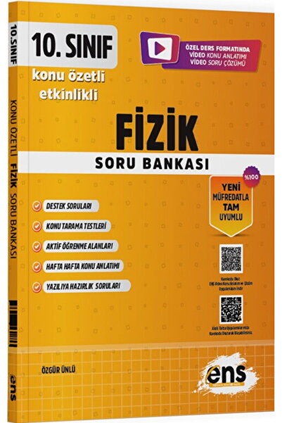 Ens Yayıncılık 10. Sınıf Fizik Etkinlikli Soru Bankası 2026