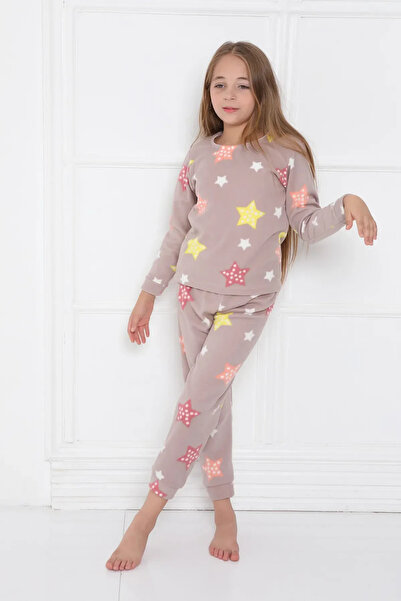 LXL Children's Shaved Fleece Set Pajama Set