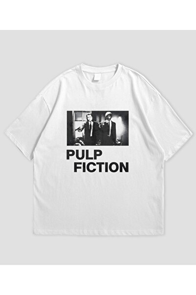 Adrift Pulp Fiction - Tricou oversize unisex