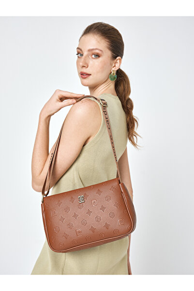 Pierre Cardin حقيبة كروس نسائية باللون البني 05PO25Y2004