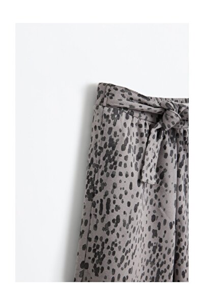 LEFTIES Kids Printed Culottes with Knot.