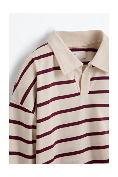 LEFTIES Παιδικό μπλουζάκι πόλο με ρίγες