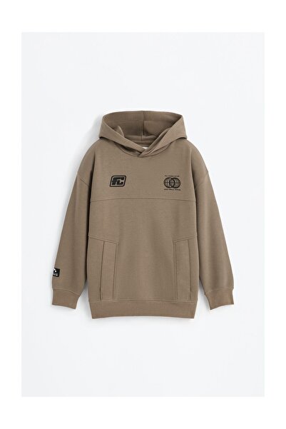 LEFTIES Bedrucktes Interlock-Sport-Sweatshirt für Kinder