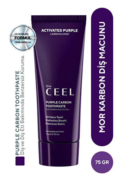 The Ceel Diş Beyazlatıcı Aktif Mor Karbon Diş Macunu 75 gr