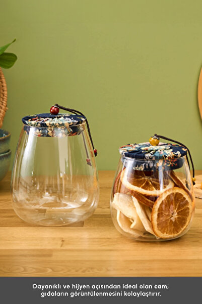 Karaca Greta Glass Storage Container 650 ml