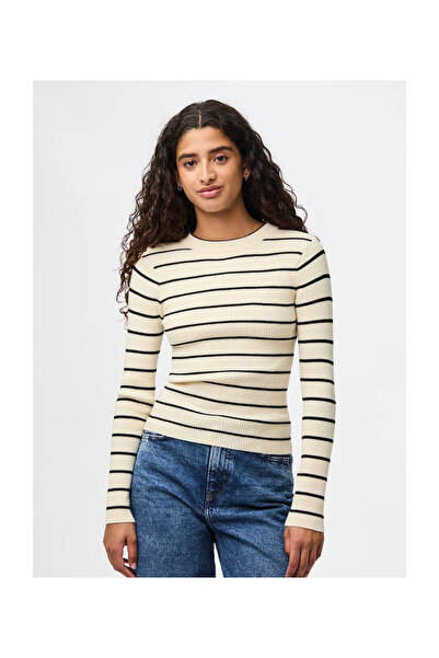 PIECES PCMIRA ÚJ LS O-NECK KNIT NOOS BC