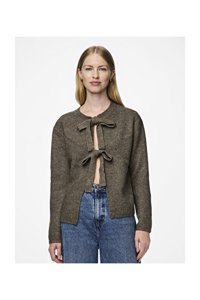 PIECES Pcsilly Ls Rev Tie Knit Noos Bc