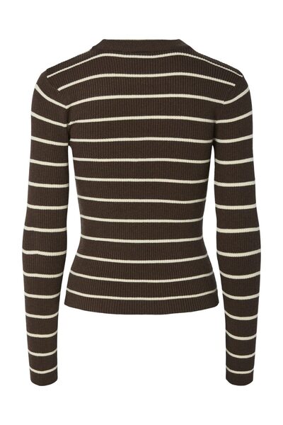 PIECES PCMIRA NOVÝ LS O-NECK KNIT NOOS BC