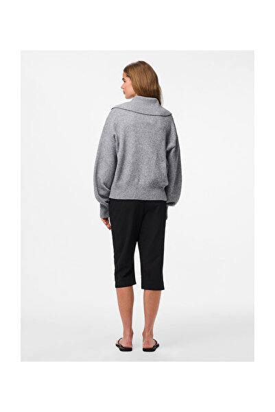 PIECES Pcmalou Ls Zip Knit Cardigan Noos Bc