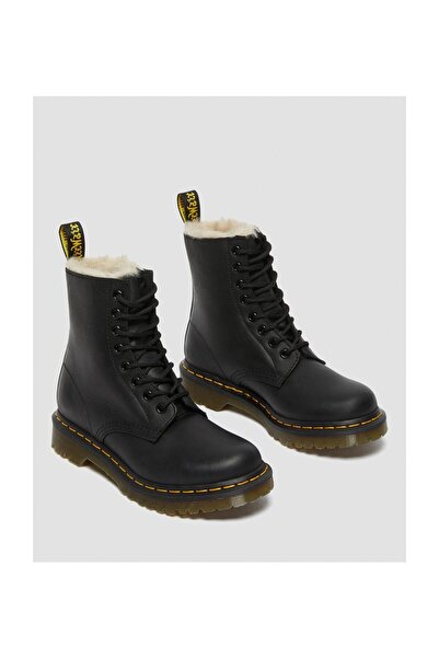 Dr. Martens 1460 Serena Black Burnished Wyoming – Černá patina, Wyoming