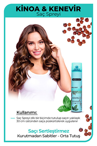 Morfose Kinoa Saç Spreyi 250 ml - Sabitleme