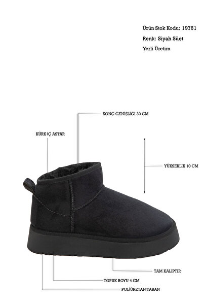 SOHO Black Suede 19761 Boots& Bootie