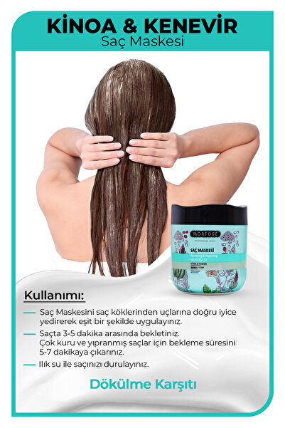 Morfose Kinoa Saç Maskesi 500 ml - Dökülme Karşıtı