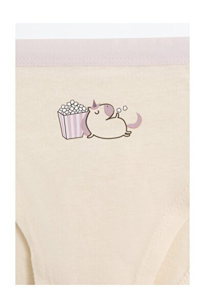 LEFTIES Dětské balení 7 kusů hipster kalhotek s motivem jednorožce